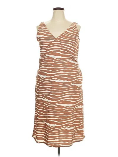 Pre-owned A New Day Casual Dress In Brown