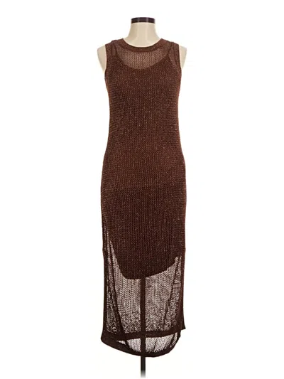 Pre-owned A New Day Casual Dress In Brown