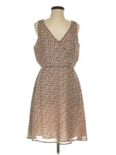 Pre-owned A New Day Casual Dress In Brown