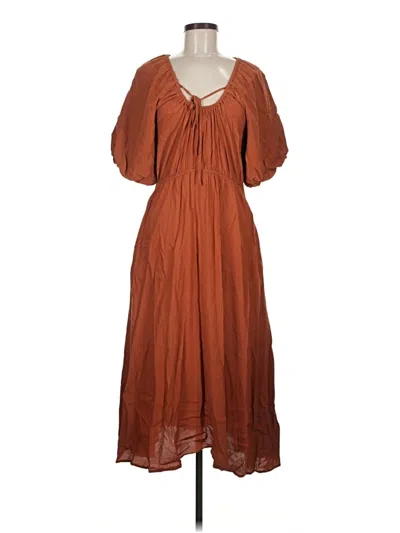 Pre-owned A New Day Casual Dress In Brown