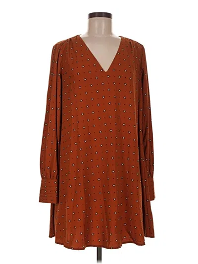 Pre-owned A New Day Casual Dress In Brown
