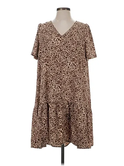 Pre-owned A New Day Casual Dress In Brown