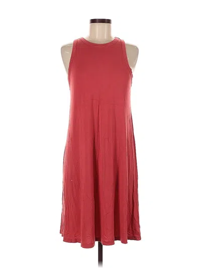 Pre-owned A New Day Casual Dress In Burgundy