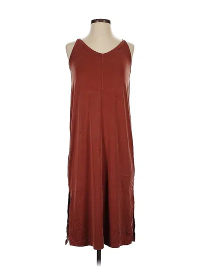 Pre-owned A New Day Casual Dress In Burgundy