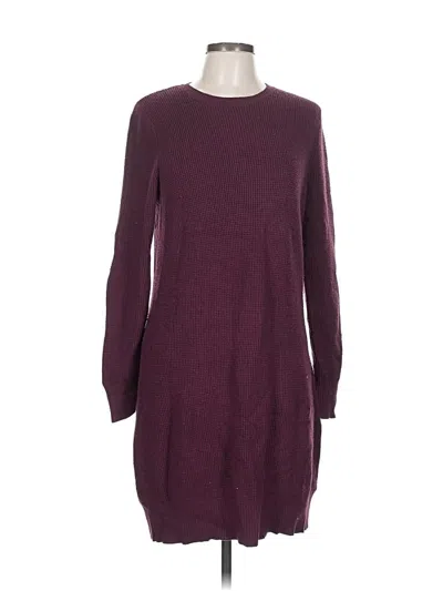 Pre-owned A New Day Casual Dress In Burgundy
