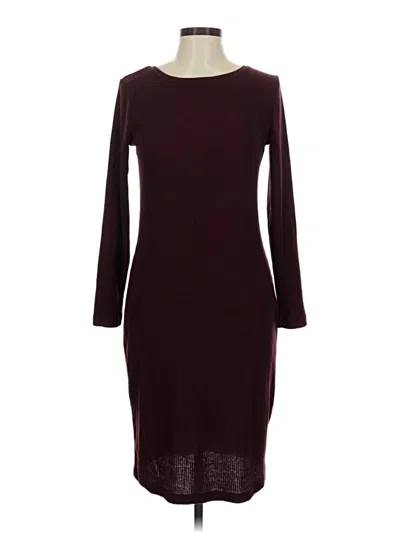 Pre-owned A New Day Casual Dress In Burgundy