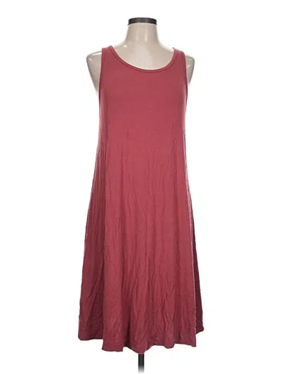 Pre-owned A New Day Casual Dress In Burgundy