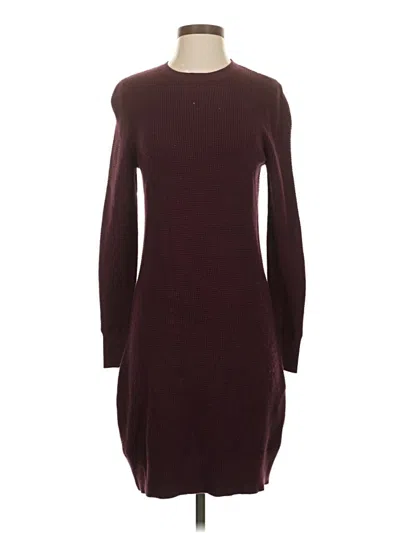 Pre-owned A New Day Casual Dress In Burgundy