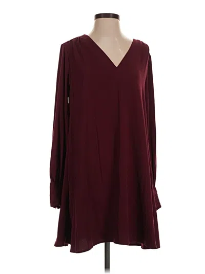 Pre-owned A New Day Casual Dress In Burgundy