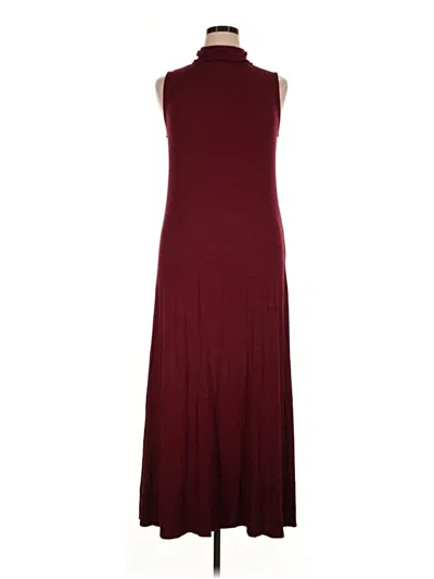 Pre-owned A New Day Casual Dress In Burgundy