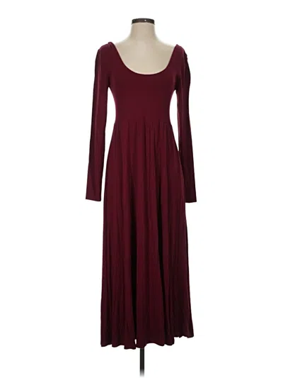 Pre-owned A New Day Casual Dress In Burgundy