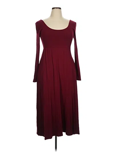Pre-owned A New Day Casual Dress In Burgundy