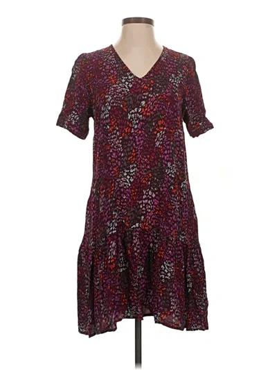 Pre-owned A New Day Casual Dress In Burgundy