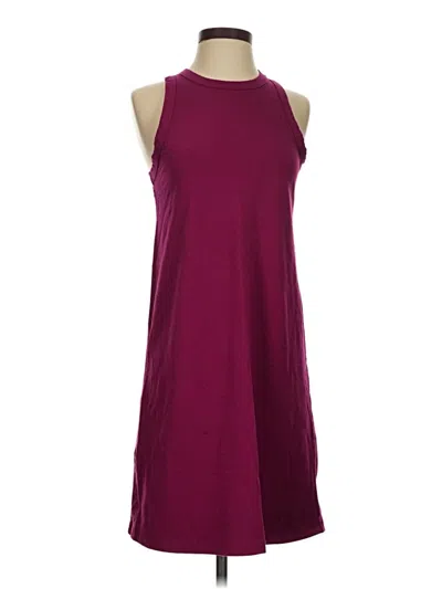 Pre-owned A New Day Casual Dress In Burgundy