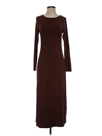 Pre-owned A New Day Casual Dress In Burgundy