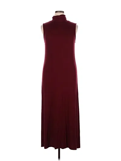 Pre-owned A New Day Casual Dress In Burgundy