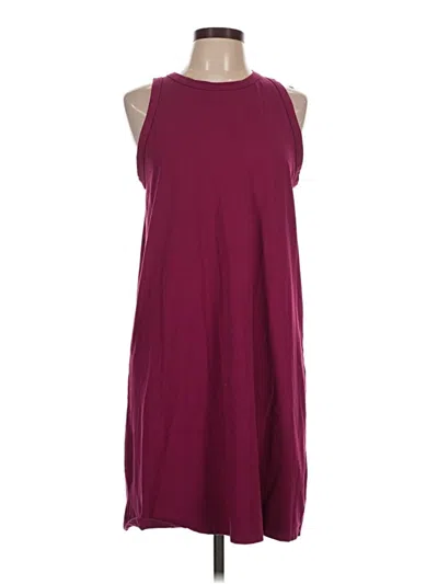 Pre-owned A New Day Casual Dress In Burgundy