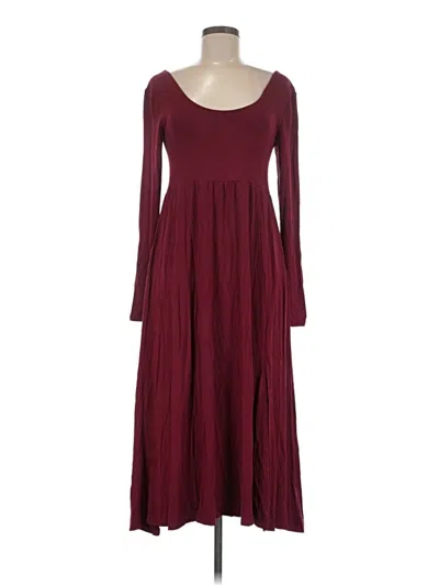 Pre-owned A New Day Casual Dress In Burgundy
