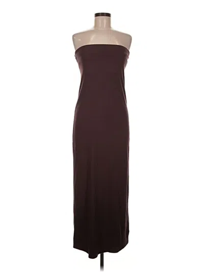 Pre-owned A New Day Casual Dress In Burgundy
