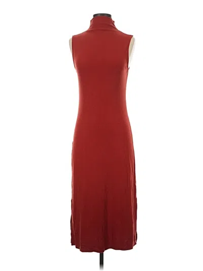 Pre-owned A New Day Casual Dress In Burgundy