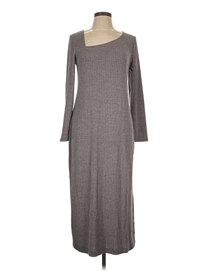 Pre-owned A New Day Casual Dress In Gray