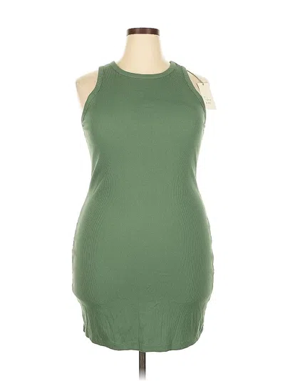 A New Day Casual Dress In Green