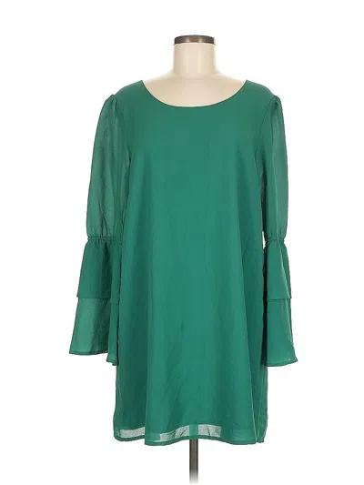 Pre-owned A New Day Casual Dress In Green