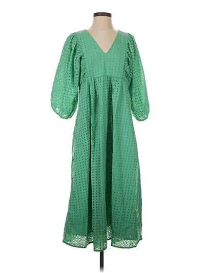 Pre-owned A New Day Casual Dress In Green