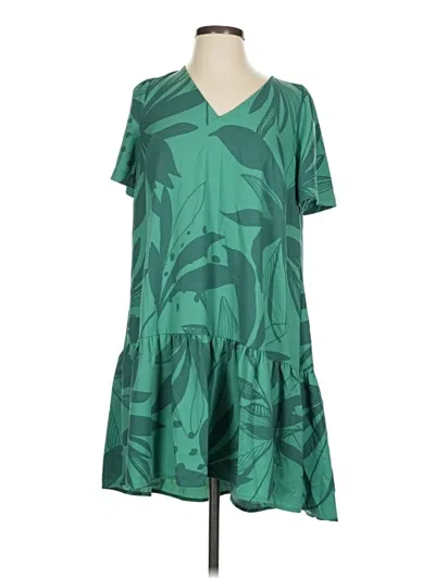 Pre-owned A New Day Casual Dress In Green