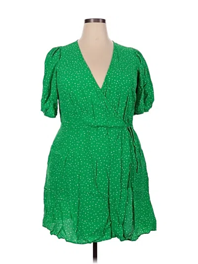Pre-owned A New Day Casual Dress In Green