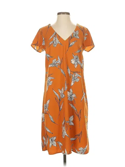 Pre-owned A New Day Casual Dress In Orange