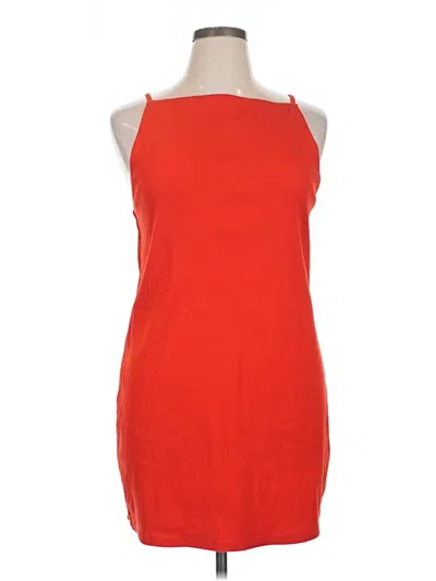 Pre-owned A New Day Casual Dress In Orange