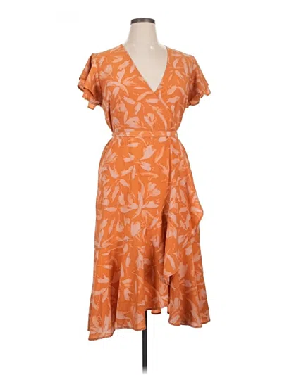 Pre-owned A New Day Casual Dress In Orange