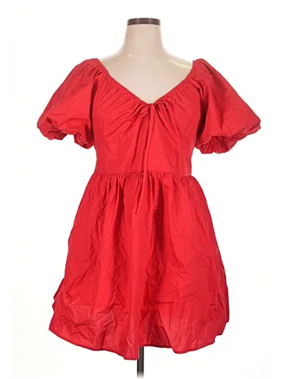 Pre-owned A New Day Casual Dress In Red