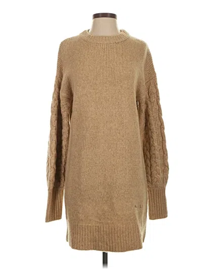 Pre-owned A New Day Casual Dress In Tan