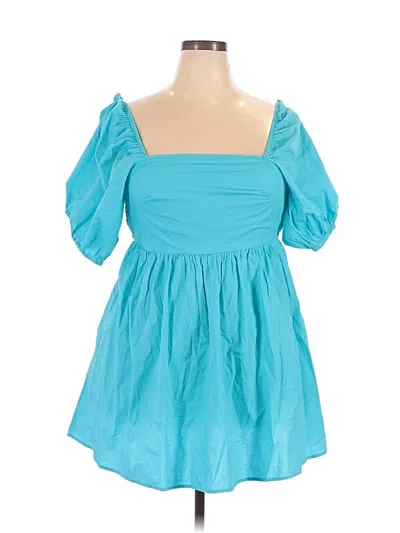 Pre-owned A New Day Casual Dress In Teal