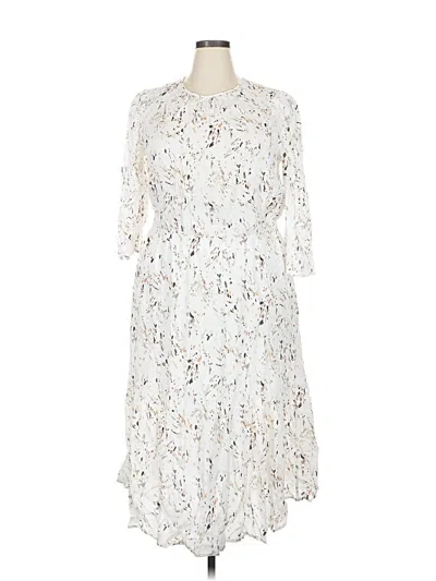 Pre-owned A New Day Casual Dress In White