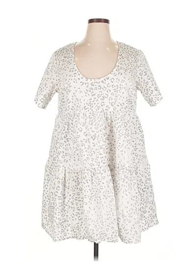 Pre-owned A New Day Casual Dress In White