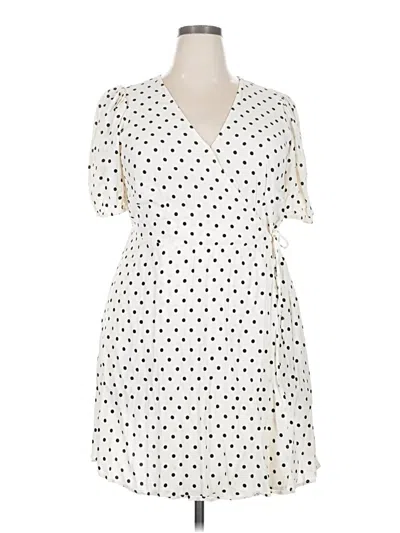 Pre-owned A New Day Casual Dress In White