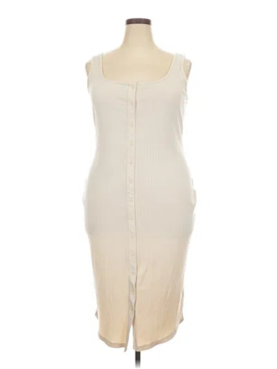 Pre-owned A New Day Casual Dress In White