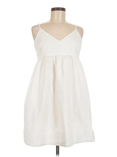 Pre-owned A New Day Casual Dress In White
