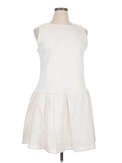 Pre-owned A New Day Casual Dress In White