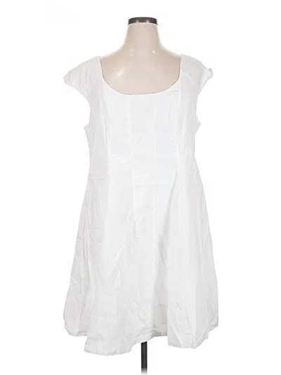 Pre-owned A New Day Casual Dress In White