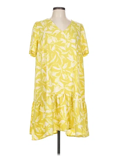 Pre-owned A New Day Casual Dress In Yellow