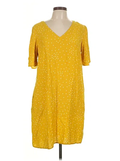 Pre-owned A New Day Casual Dress In Yellow