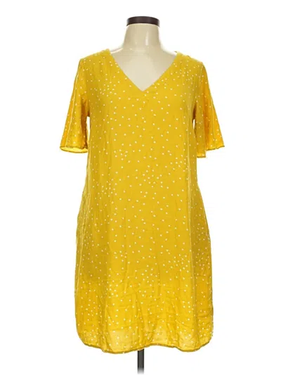 Pre-owned A New Day Casual Dress In Yellow