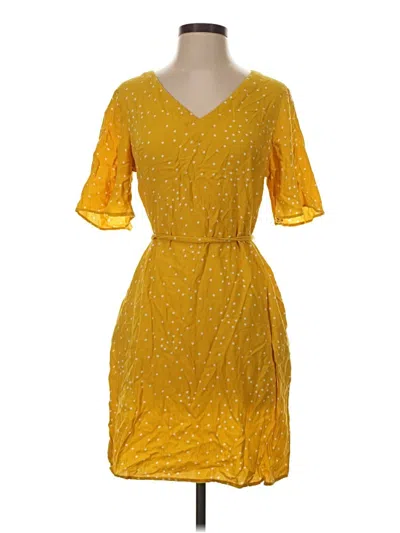 Pre-owned A New Day Casual Dress In Yellow