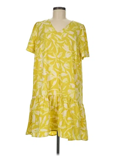 Pre-owned A New Day Casual Dress In Yellow