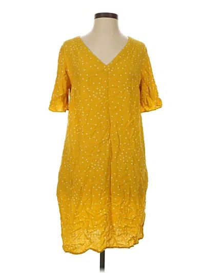 Pre-owned A New Day Casual Dress In Yellow