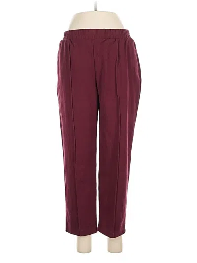 Pre-owned A New Day Casual Pants In Burgundy